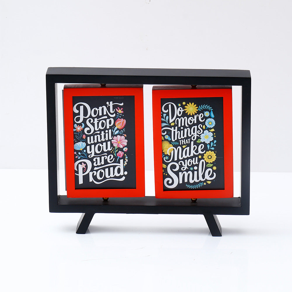 Archies Do More Things That Make You Smile Rotating Quote Frame – View 2
