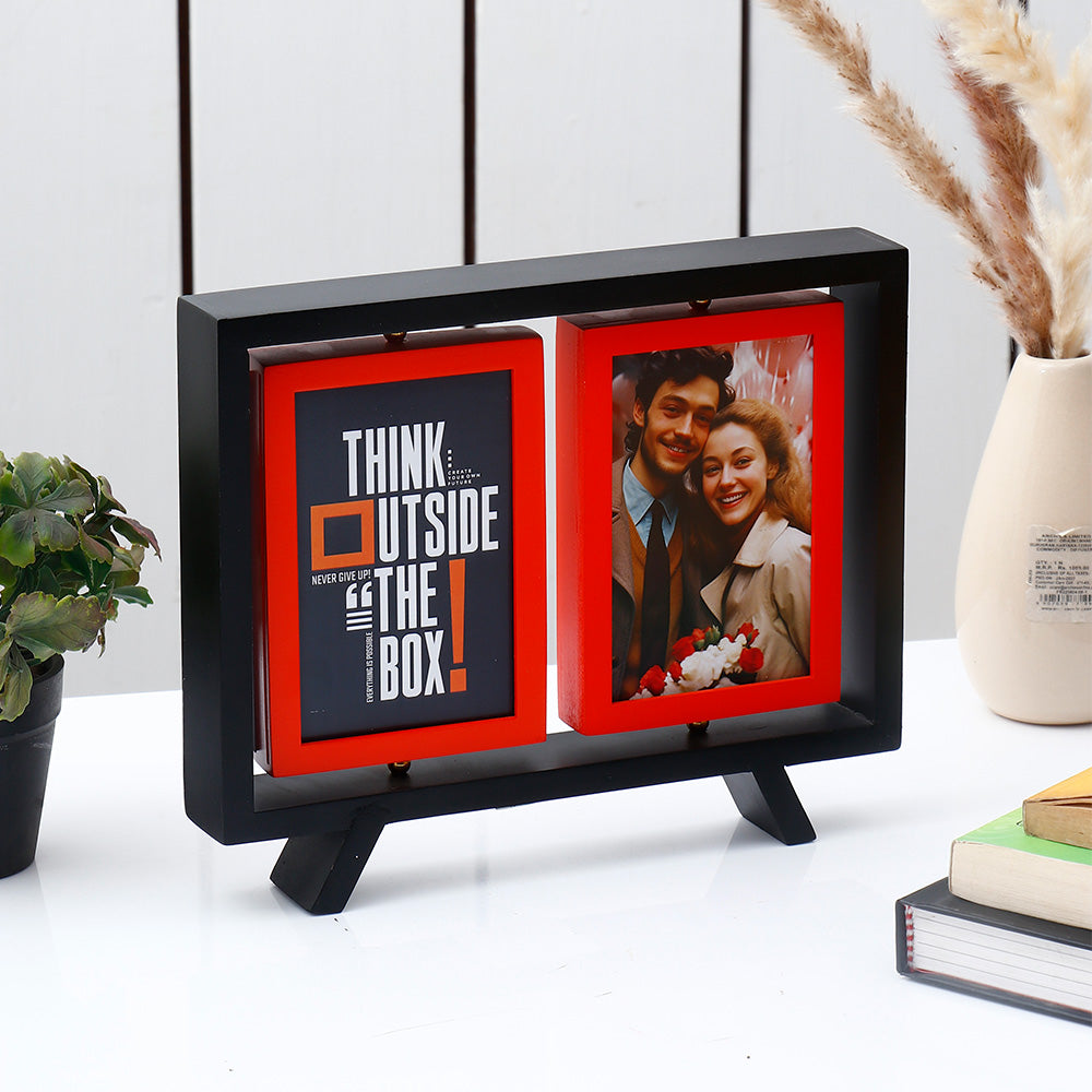 Archies Think Outside the Box Rotating Photo Frame