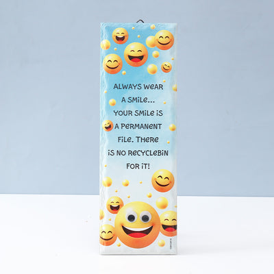 Archies "Always Wear a Smile" Emoji Painted Tile – View 2