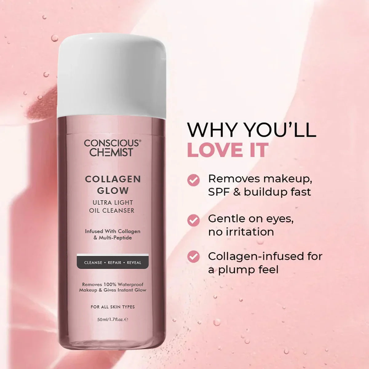 Collagen Glow Ultra-Light Oil Cleanser