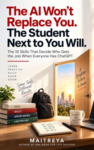 The AI Won’t Replace You. The Student Next to You Will: The 10 Skills That Decide Who Gets the Job When Everyone Has ChatGPT (Instant eBook)