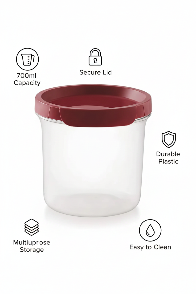 Mastercook Plactic Container - 700 ml SUPER