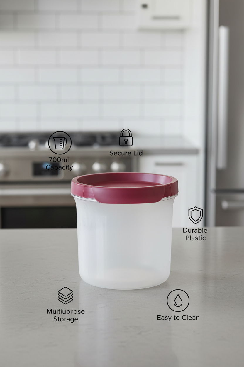 Mastercook Plactic Container - 700 ml SUPER