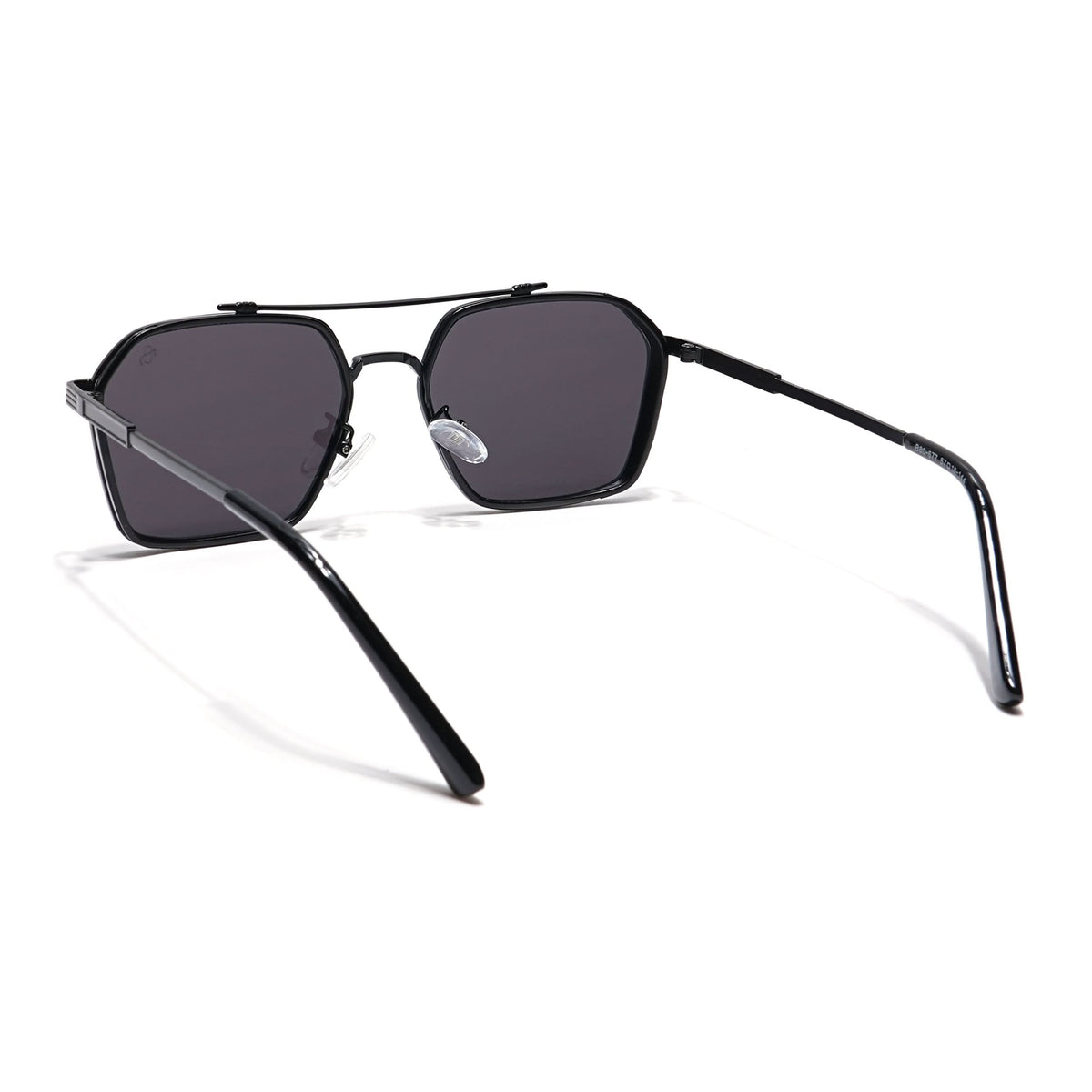 Eyejack Black Square Sunglasses for Men and Women - Style L846 - view 5