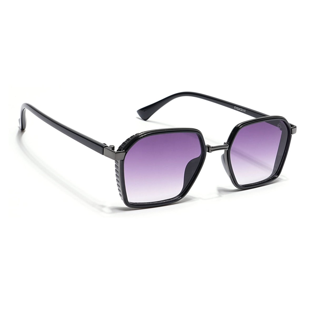 Eyejack Grey Square Sunglasses for Men and Women - Style L837 - view 2