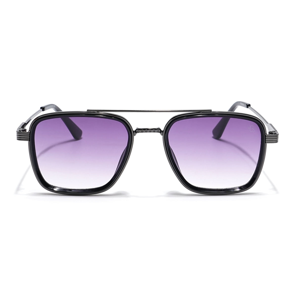 Eyejack Grey Square Sunglasses for Men and Women - Style L834 - view 4