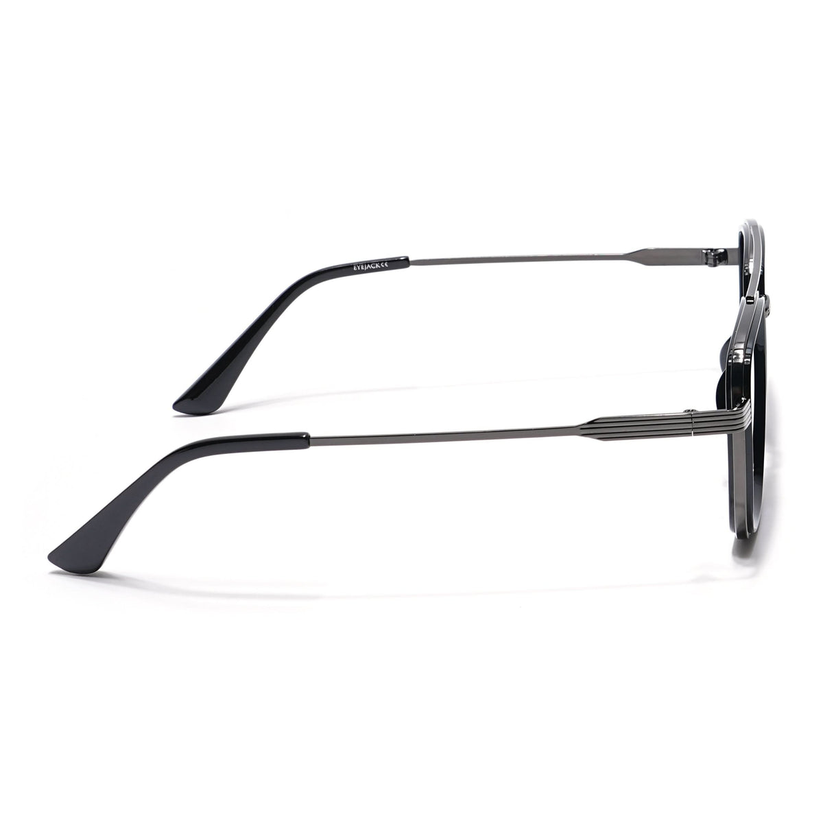 Eyejack Grey Square Sunglasses for Men and Women - Style L834 - view 7