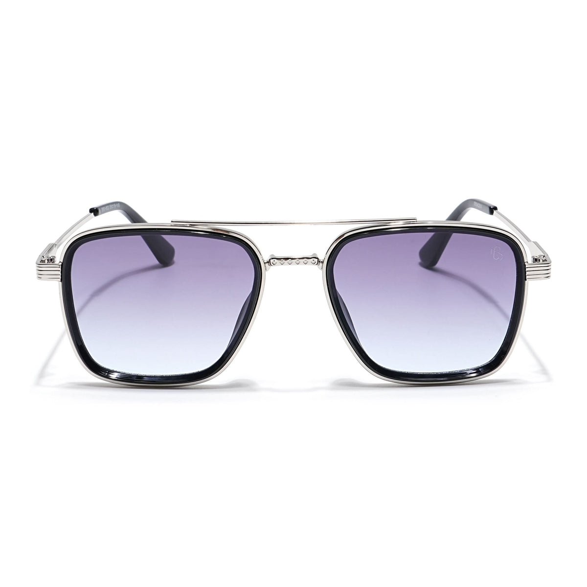 Eyejack silver Square Sunglasses for Men and Women - Style L835 - view 2