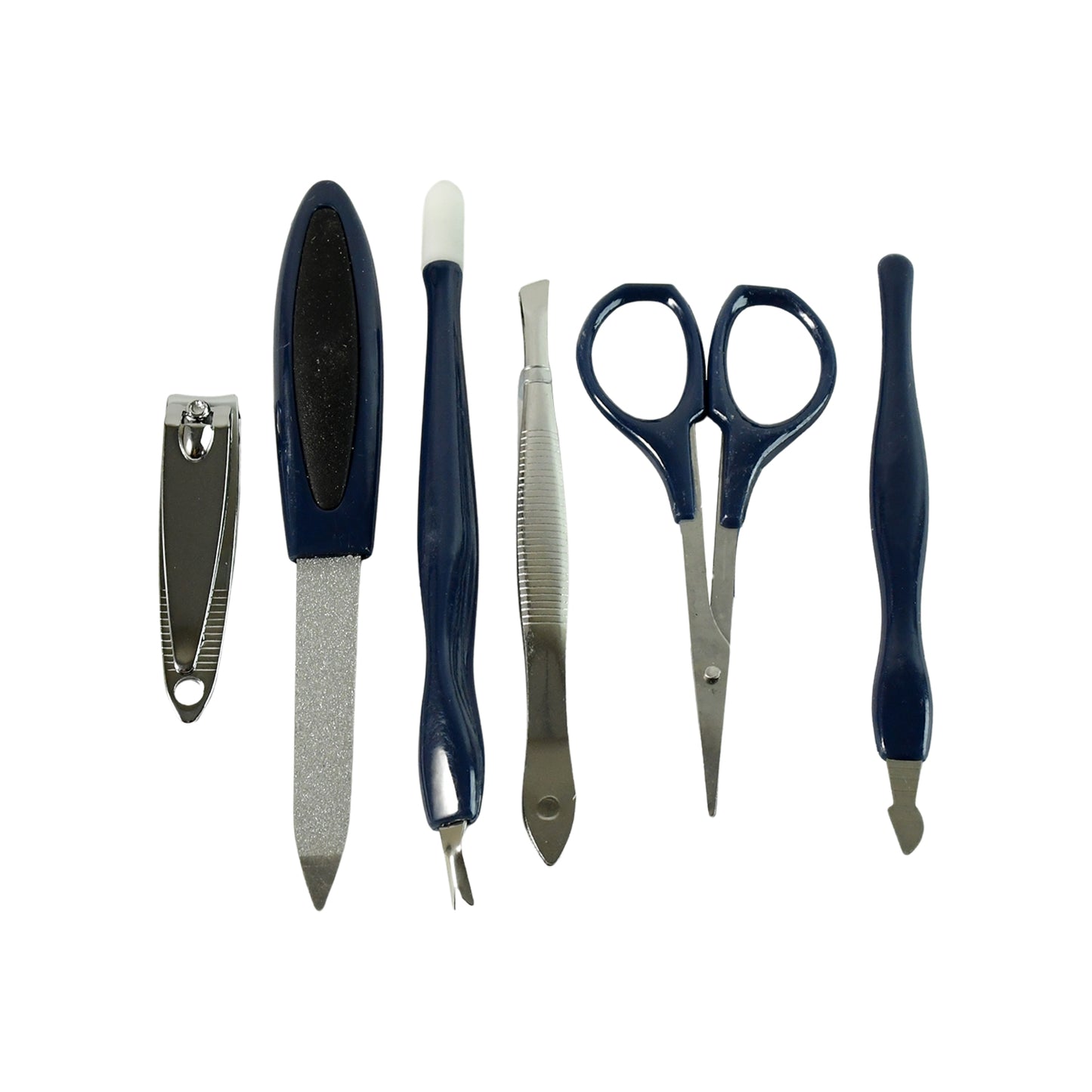 6 in1 Manicure & Pedicure Grooming Kit – Professional Nail Care Set with Clipper, Scissors, File & Cuticle Tools for Clean, Precise At-Home Nail Maintenance