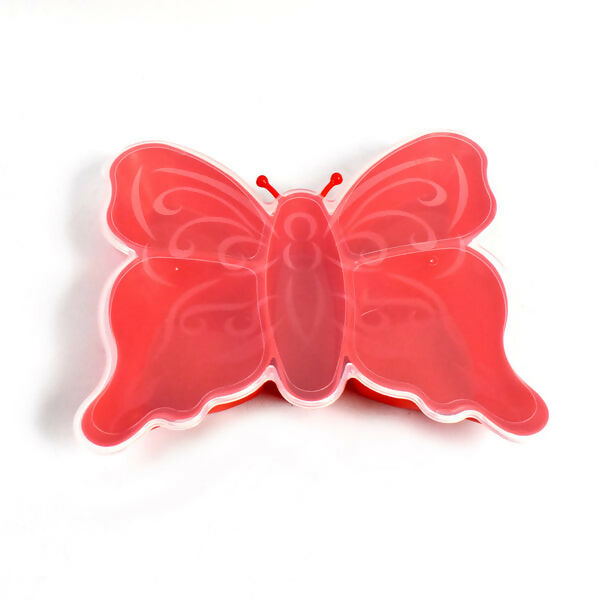5 Compartment Multipurpose Butterfly Plastic Tray (1 Pc) ABHI Mobiles