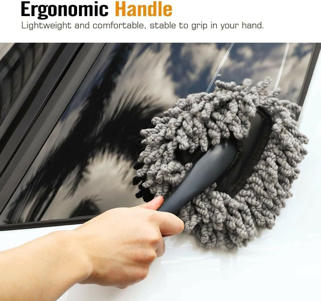 Mini Car Duster – Soft Microfiber Cleaning Brush for Dashboard & Interior