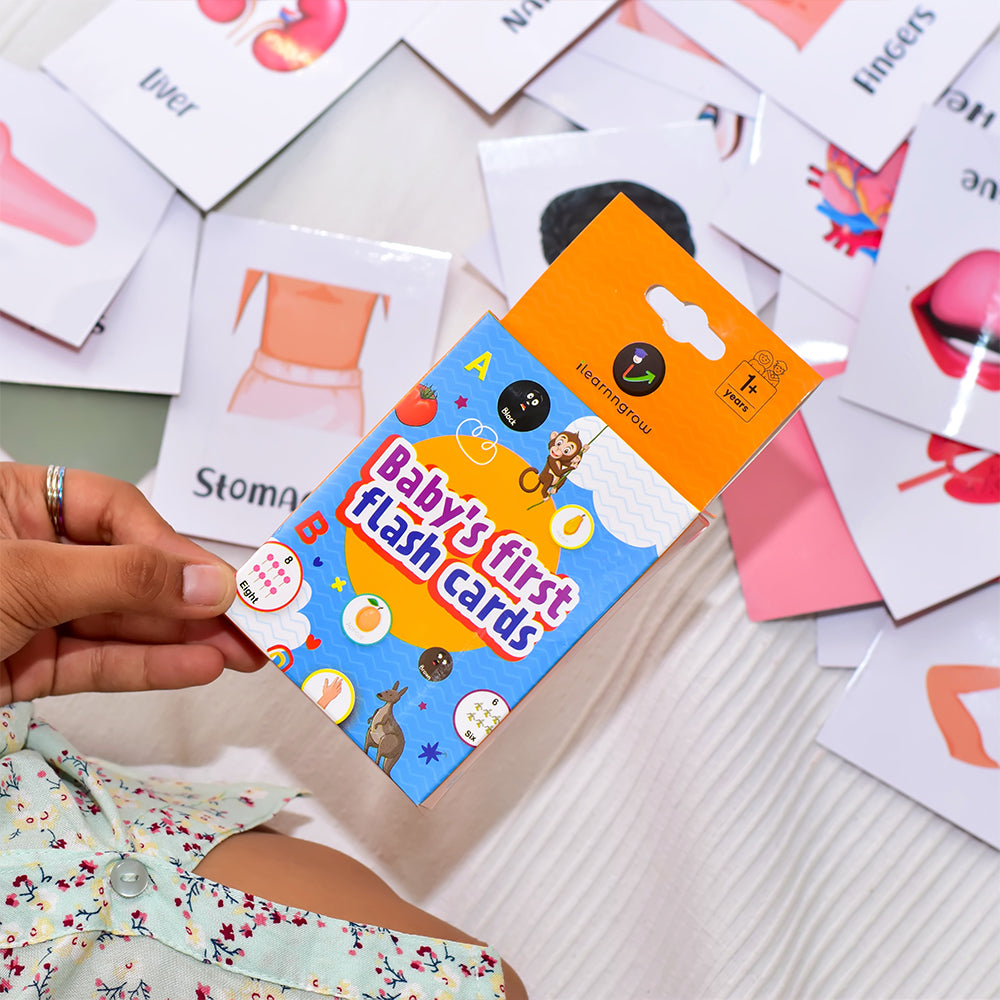 ilearnngrow Body Parts Flash Card