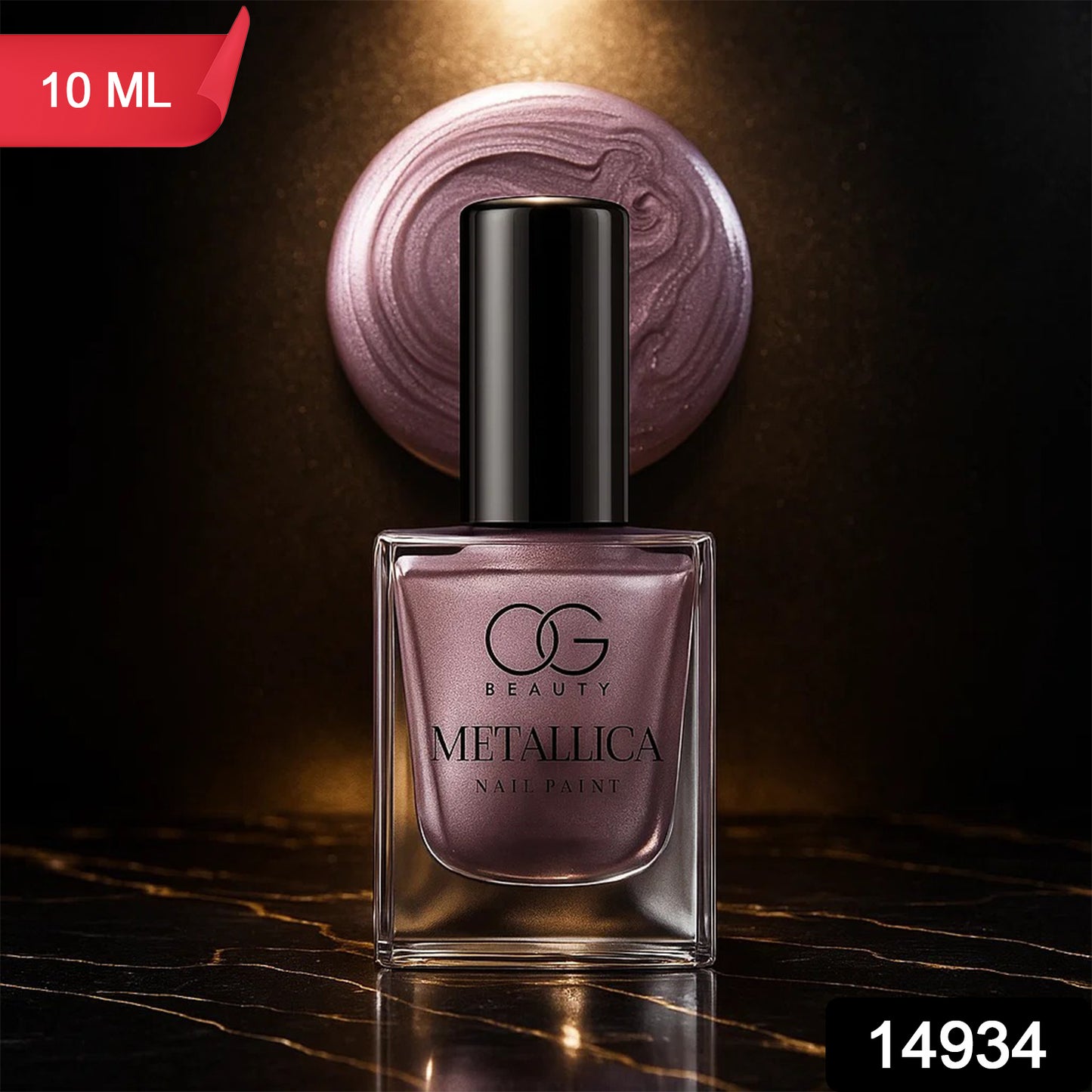 Og Beauty Premium Rose Chrome Metallica Nail Polish (1 Pc 10 Ml)