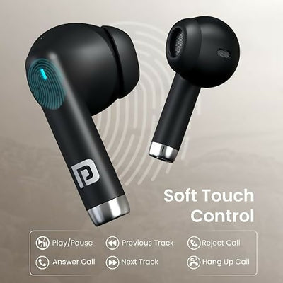 Portronics Twins S18 Pro in Ear TWS Earbuds (Black)