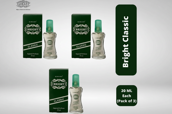 Gimani Bright Classic Perfume 20ml Each (Pack of 3) Perfume - 60 ml Gimanifragrances