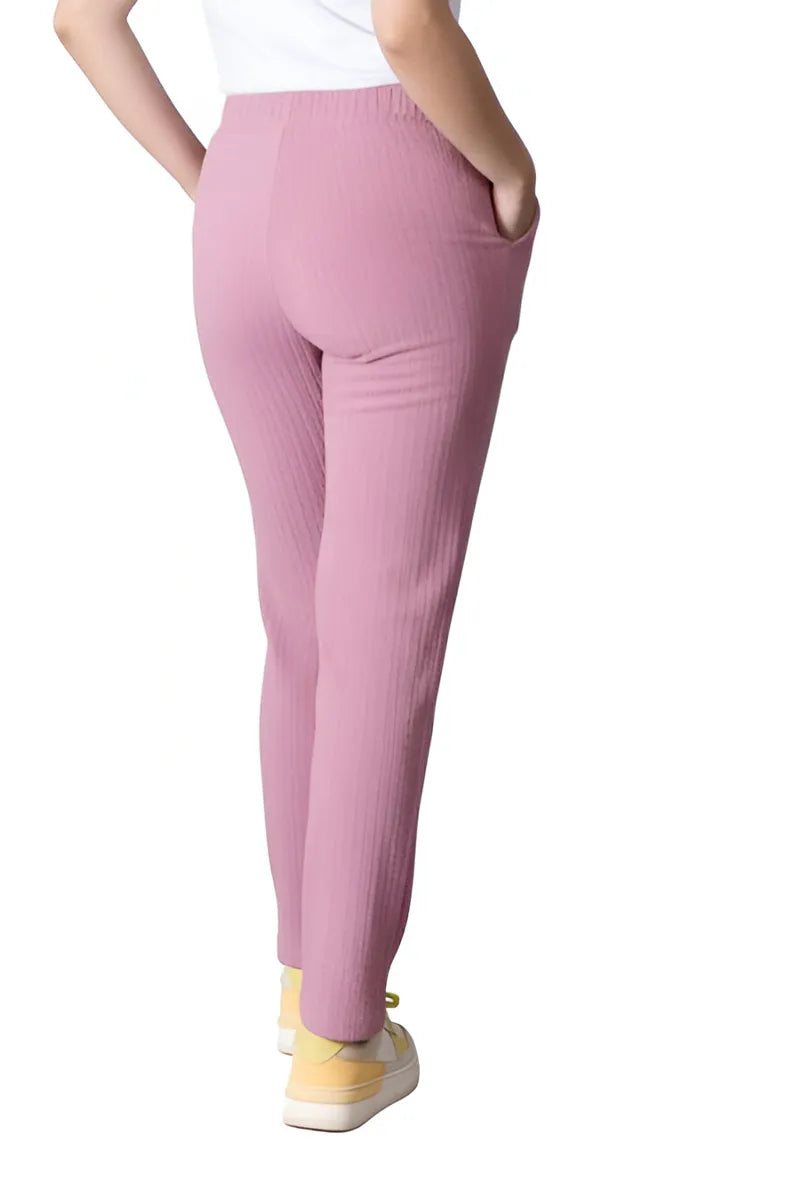 Boot Cut Pant for Girls - Mauve - View 11