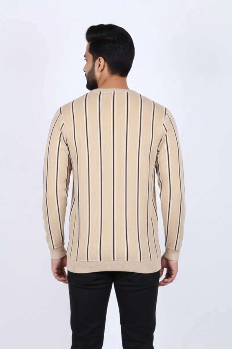 Men's Cotton Blend Round Neck Casual Sweatshirts