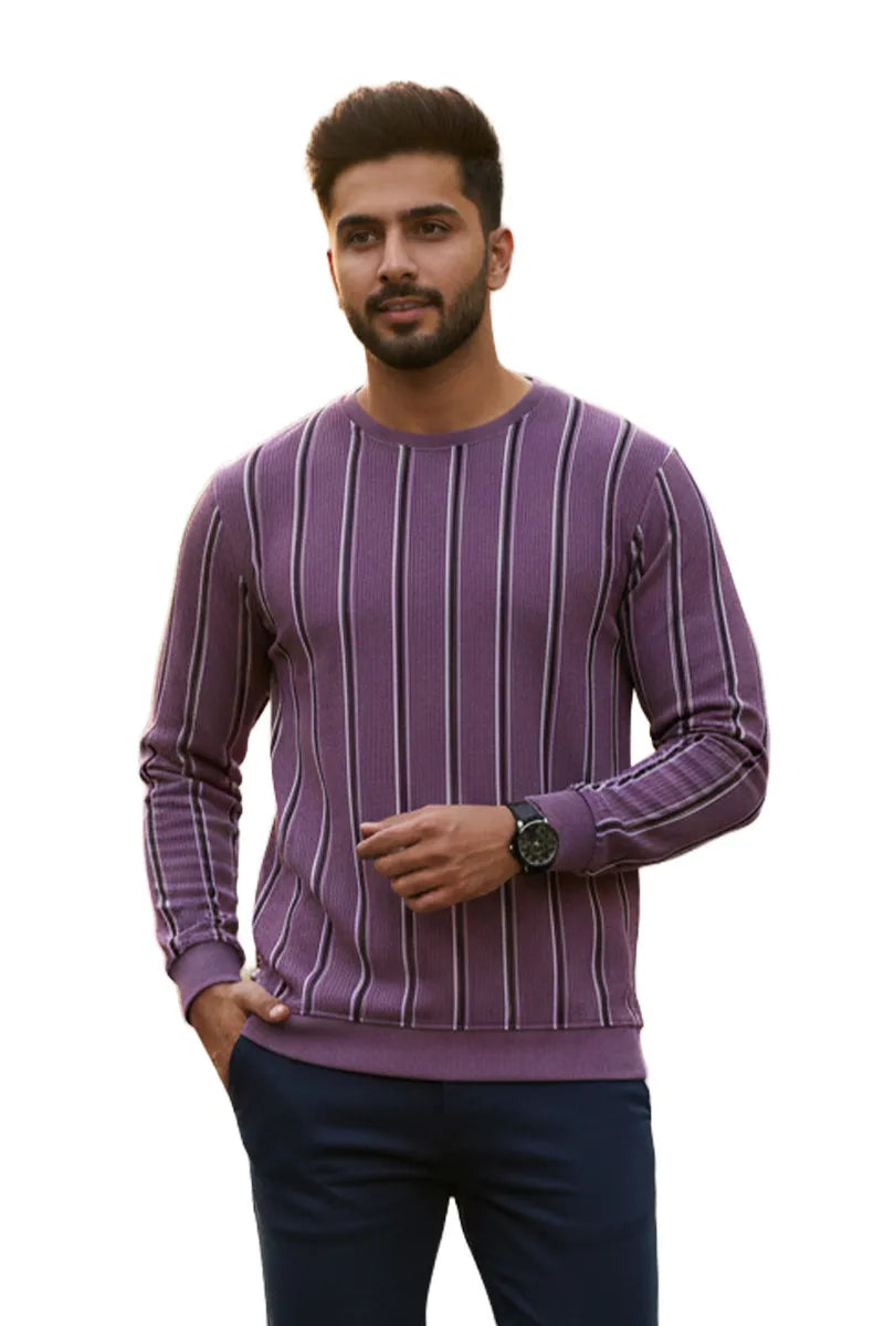 Men's Cotton Blend Round Neck Casual Sweatshirts