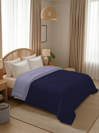 Quirky Home Nest Collection 220 GSM Double Bed Solid Reversible Comforter