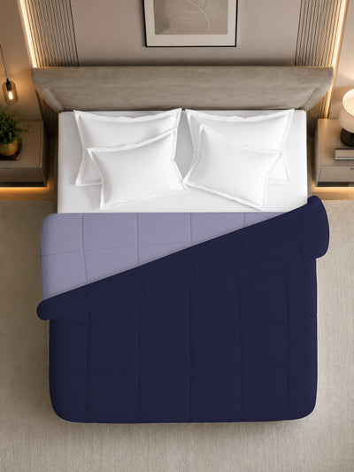 Quirky Home Nest Collection 220 GSM Double Bed Solid Reversible Comforter