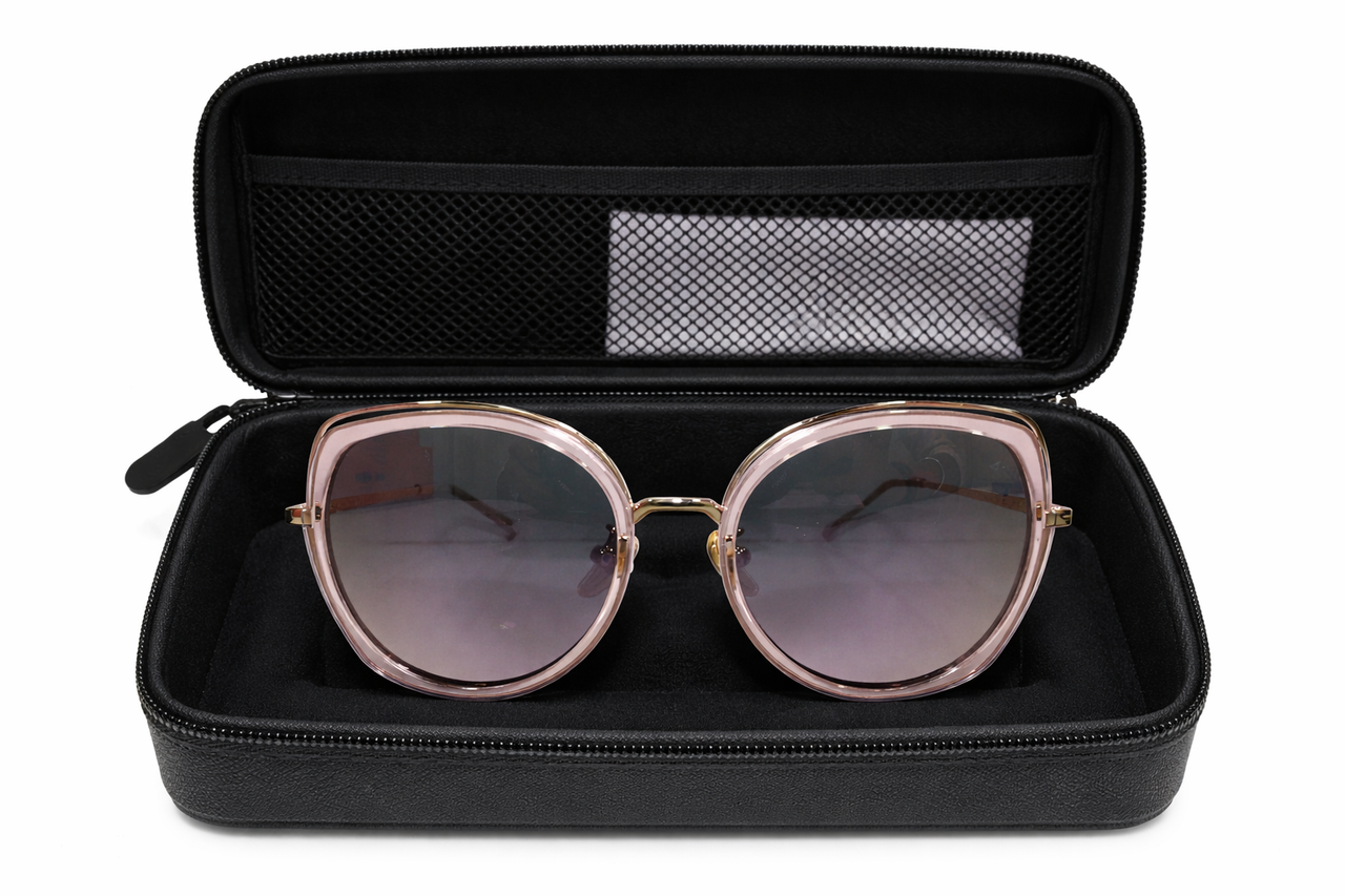 Fancy Mirrored Cat-Eye Sunglasses 49mm For Men & Women (Unisex)