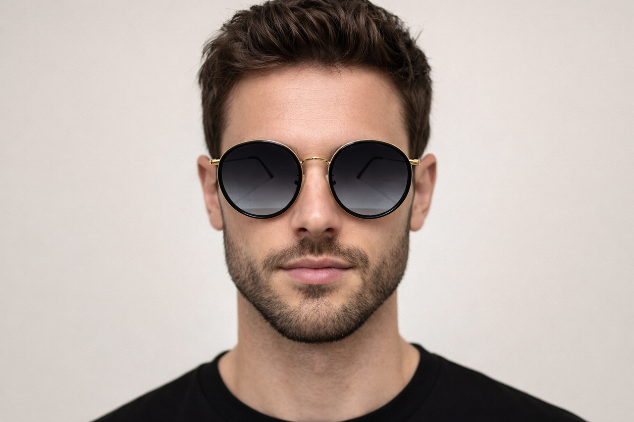 Tornado Round Sunglasses 54mm For Men & Women (Unisex)