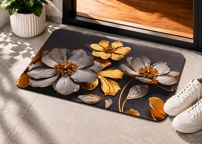 7D Multipurpose Mat – Design 5 | Non-Slip Absorbent Microfiber Rug | 36x56 cm