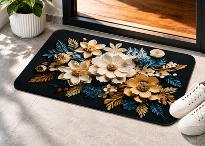 7D Multipurpose Mat – Design 6 | Non-Slip Absorbent Microfiber Rug | 36x56 cm