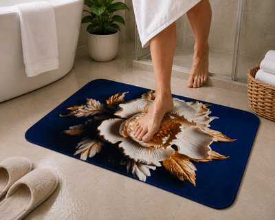 7D Multipurpose Mat – Design 7 | Non-Slip Absorbent Microfiber Rug | 36x56 cm