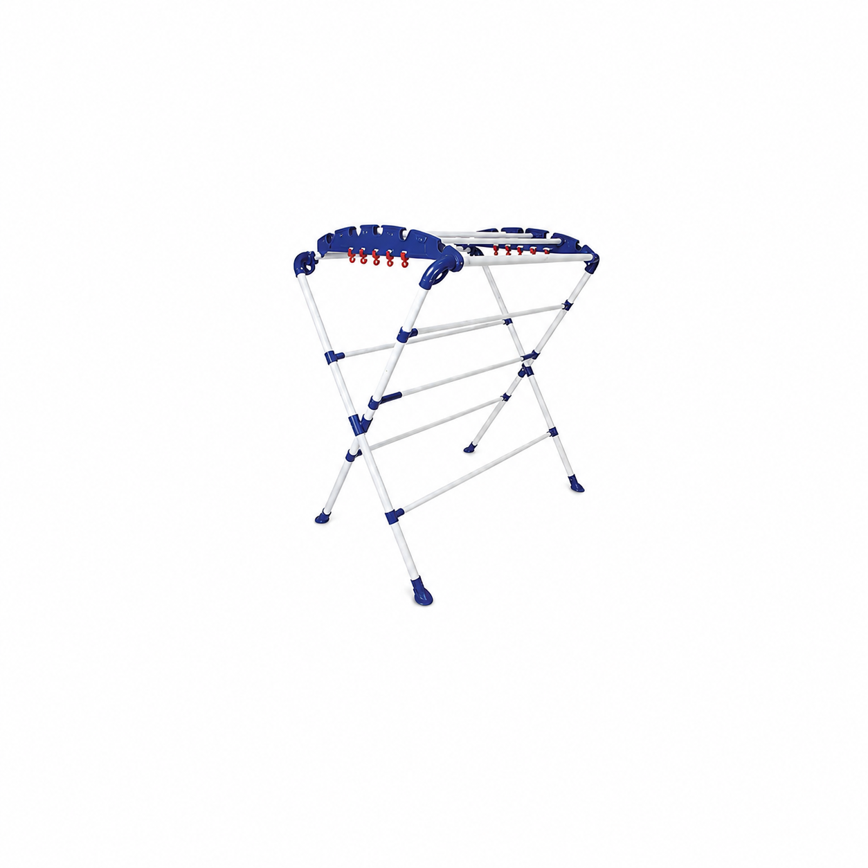 Foldable Cloth Drying Stand – Mini, Blue
