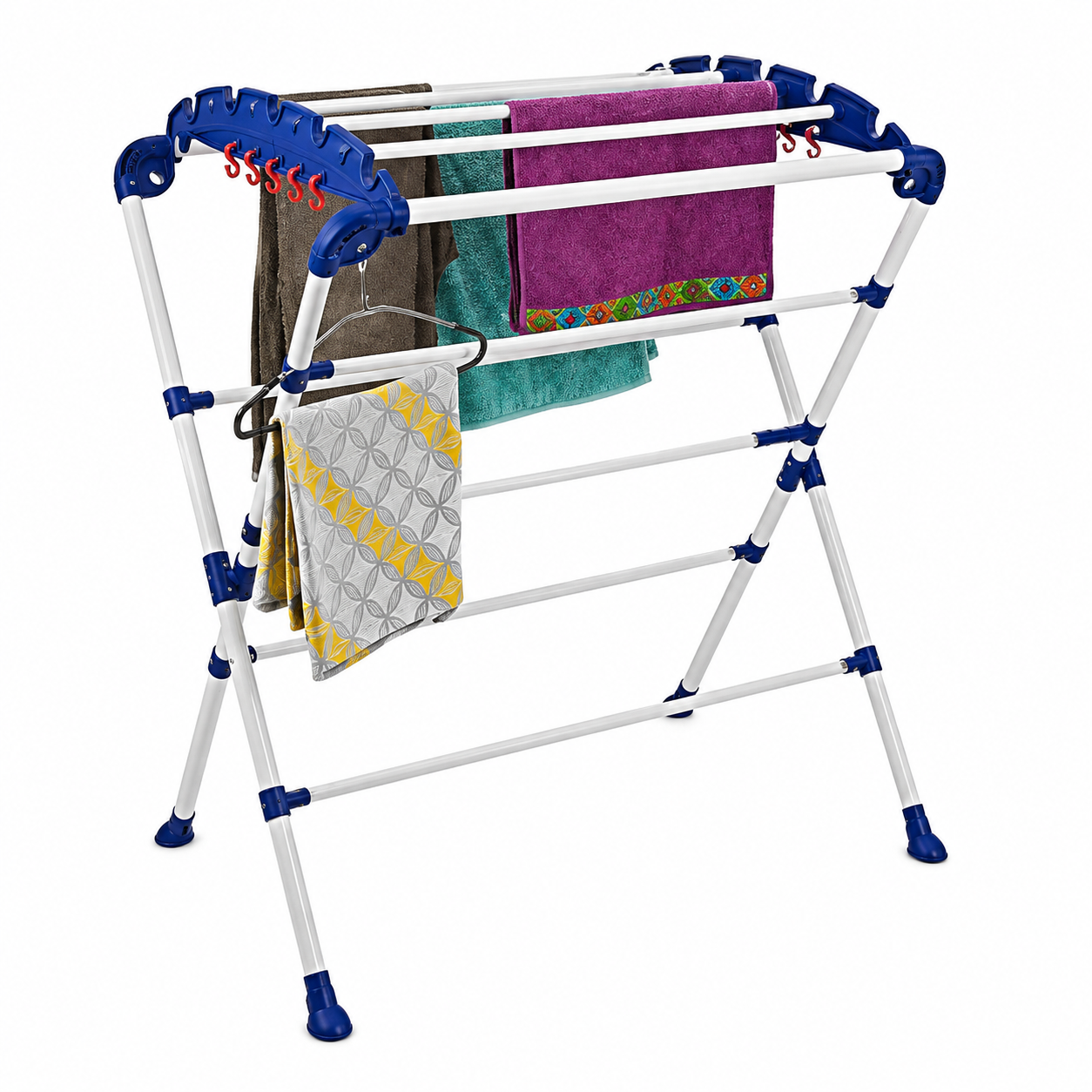 Foldable Cloth Drying Stand – Mini, Blue