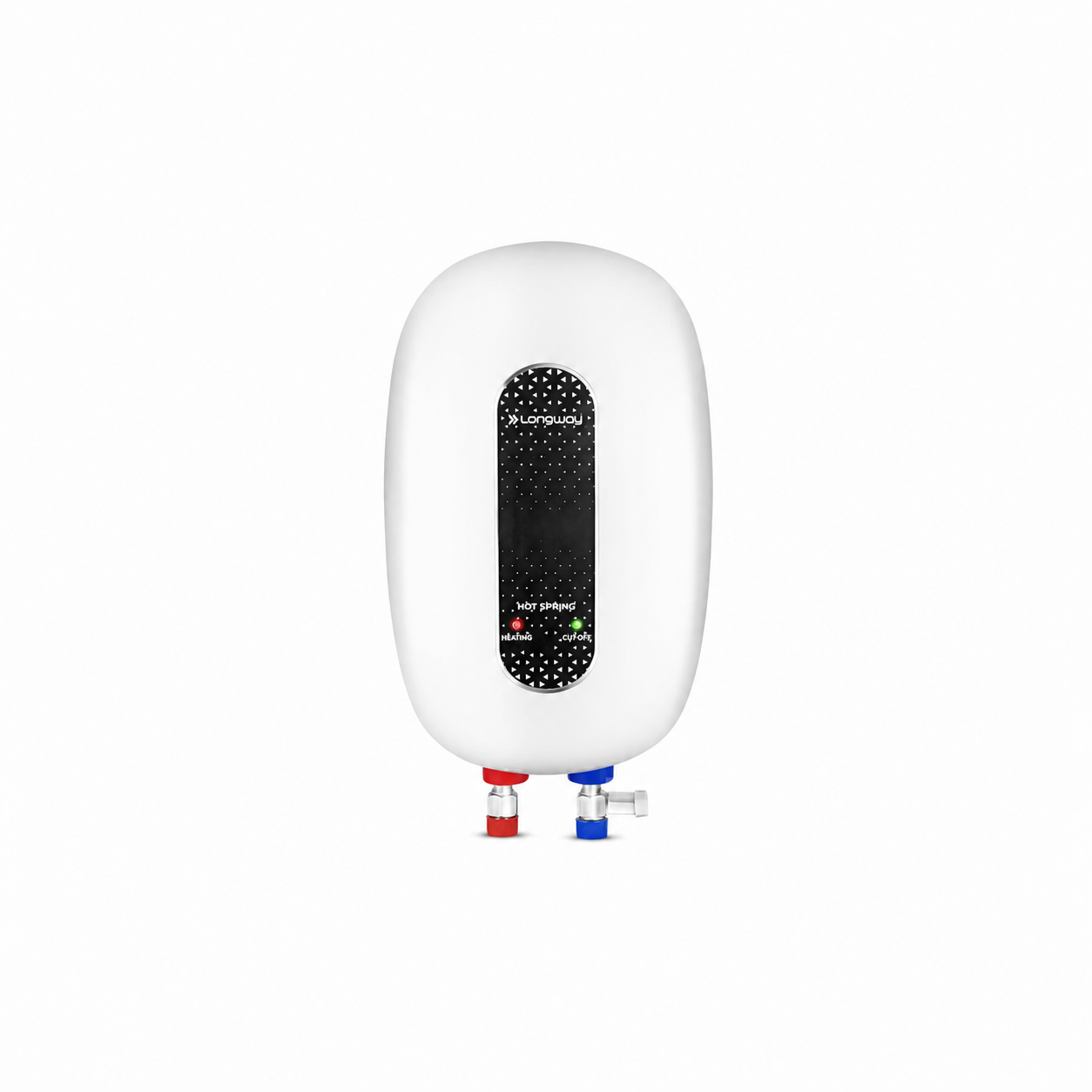 Longway Hotspring Automatic Instant Water Heater with Multiple Safety System & Rust-Proof ABS Body (White, 3 Ltr)