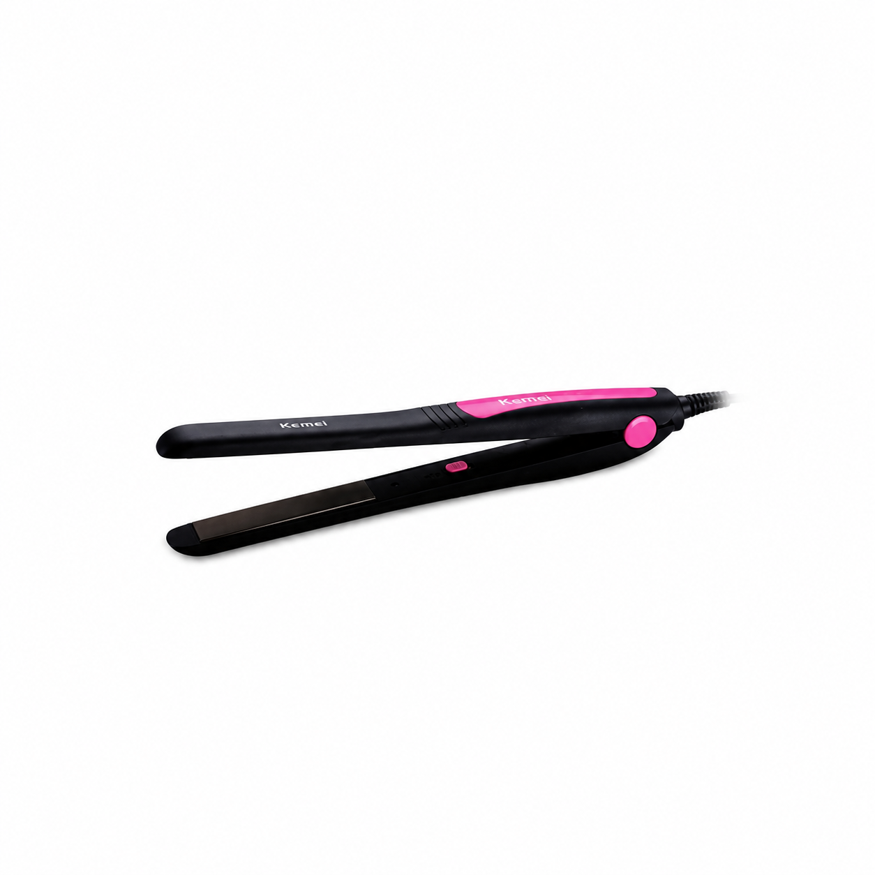 Kemei KM-328 Professional Hair Straightener – Pink