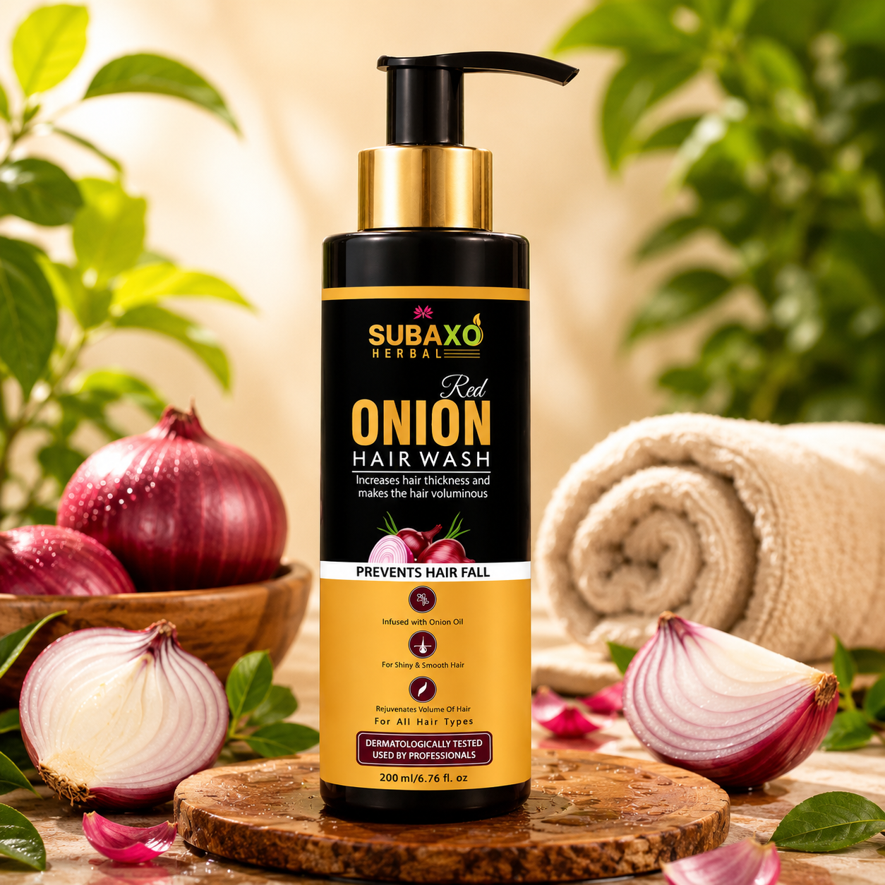 SUBAXO Herbal Red Onion Hair Wash (200ml)