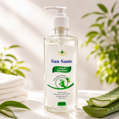 San Sante Hand Sanitizer - 100ml, 200 ml ,500 ml Pack of 3