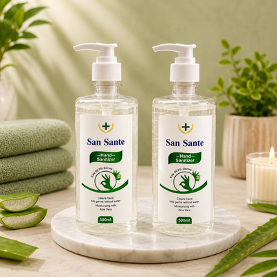 San Sante Hand Sanitizer - 500 ml , Pack of 2