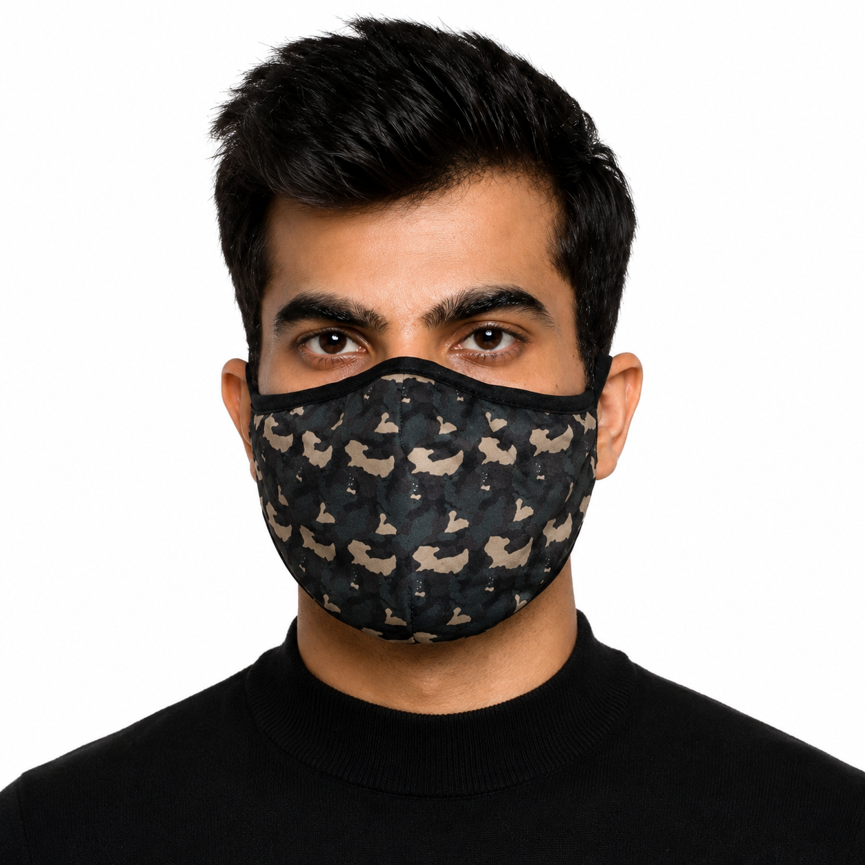 United Colors of Benetton Unisex-Adult Polyester Cloth Face Mask (Multicolor_Pack of 3)