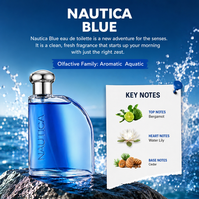 Nautica Blue Eau De Toilette, 100 ml