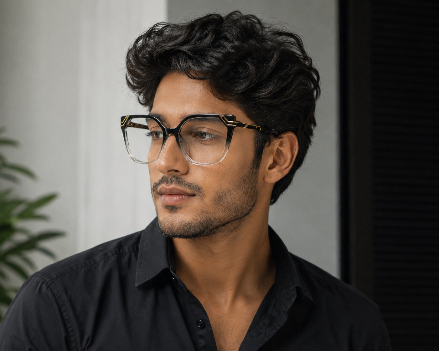 Jacob Marin Full Rim Cat-Eye Frame For Women 146mm