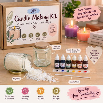 ilearnngrow DIY Rainbow Candle