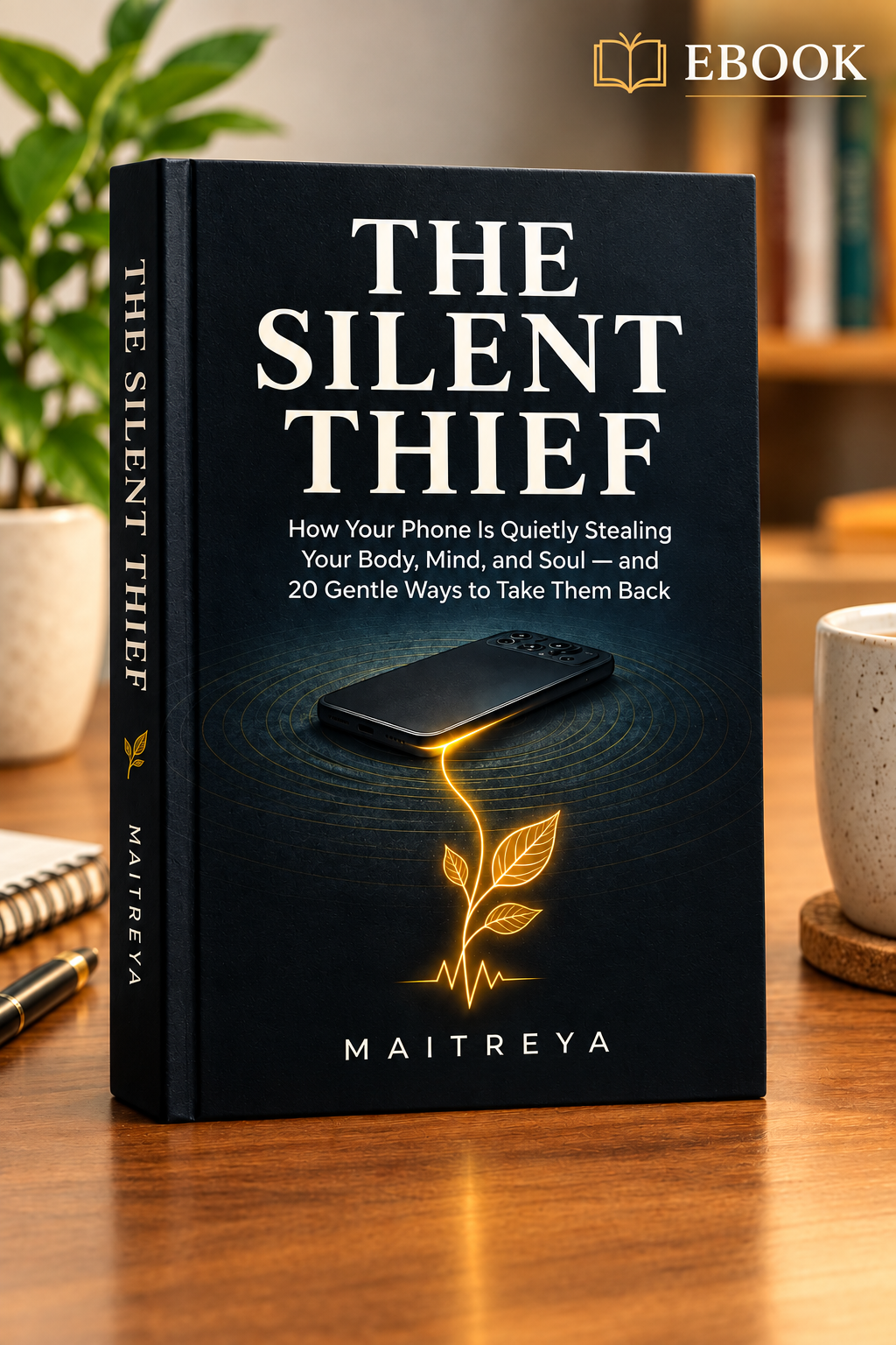 The Silent Thief: How Your Phone Is Quietly Stealing Your Body, Mind, and Soul — and 20 Gentle Ways to Take Them Back (Instant eBook)