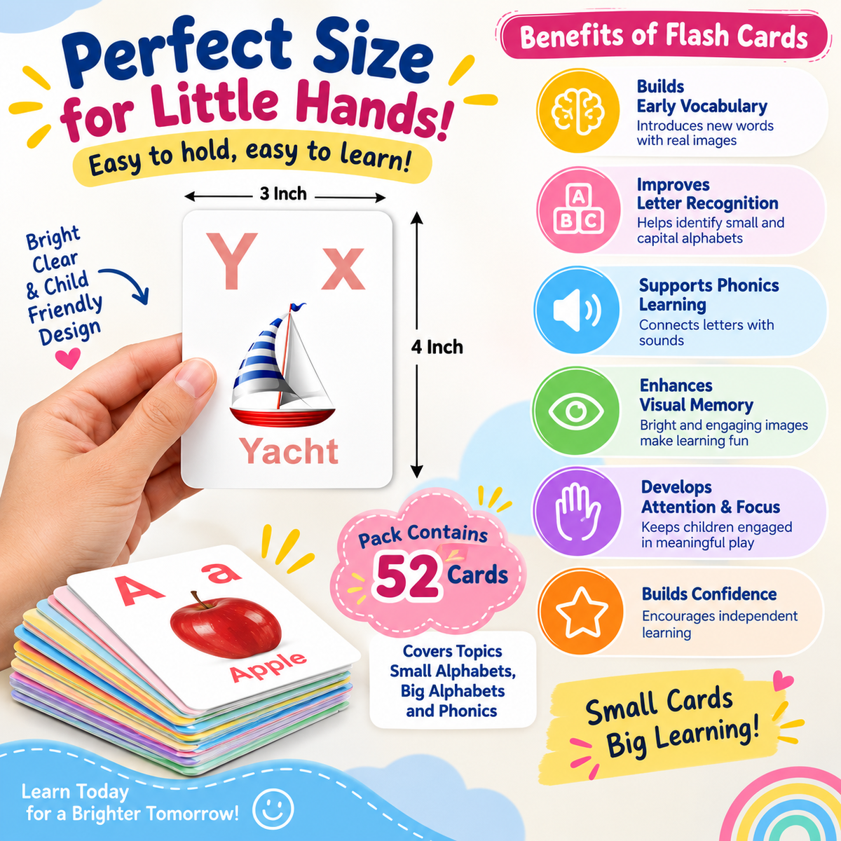ilearnngrow Alphabets Flash Card