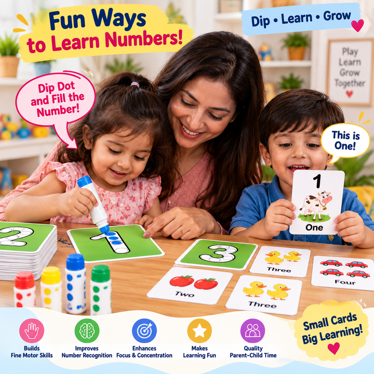ilearnngrow Numbers Flash Card
