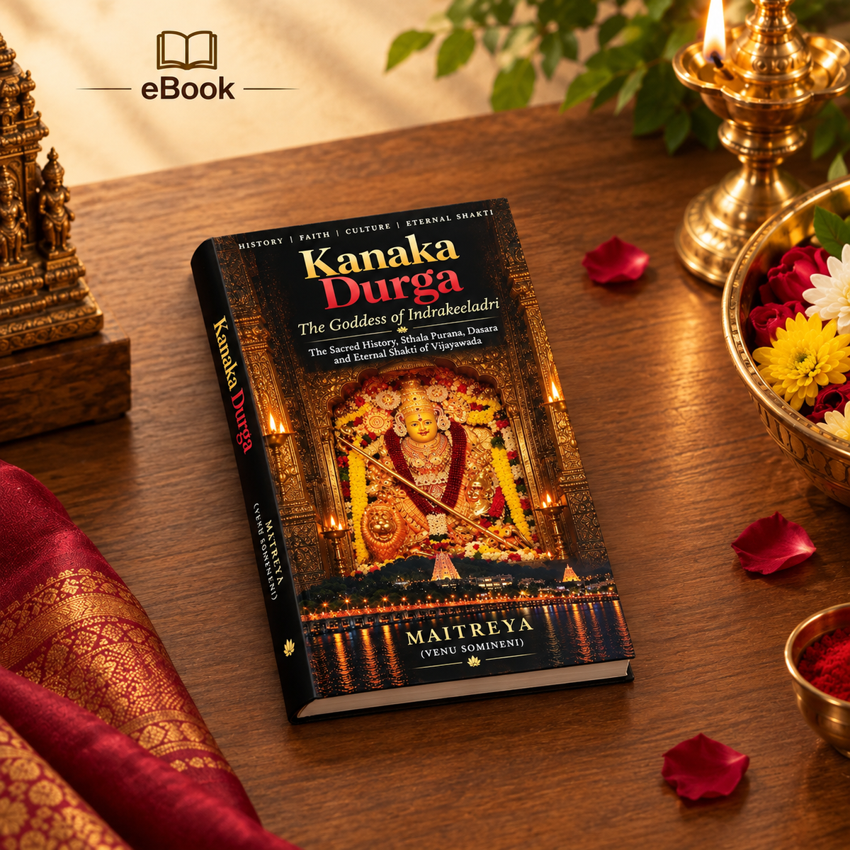 Kanaka Durga: The Sacred History, Sthala Purana, Dasara and Eternal Shakti of Vijayawada (Instant ebook)