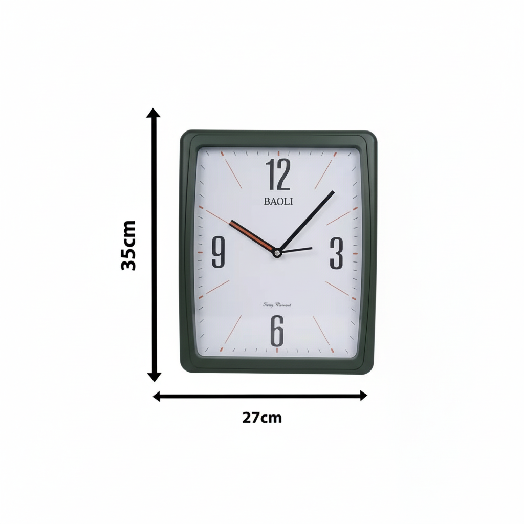 Plastic Analog Wall Clock - 35 cm SUPER