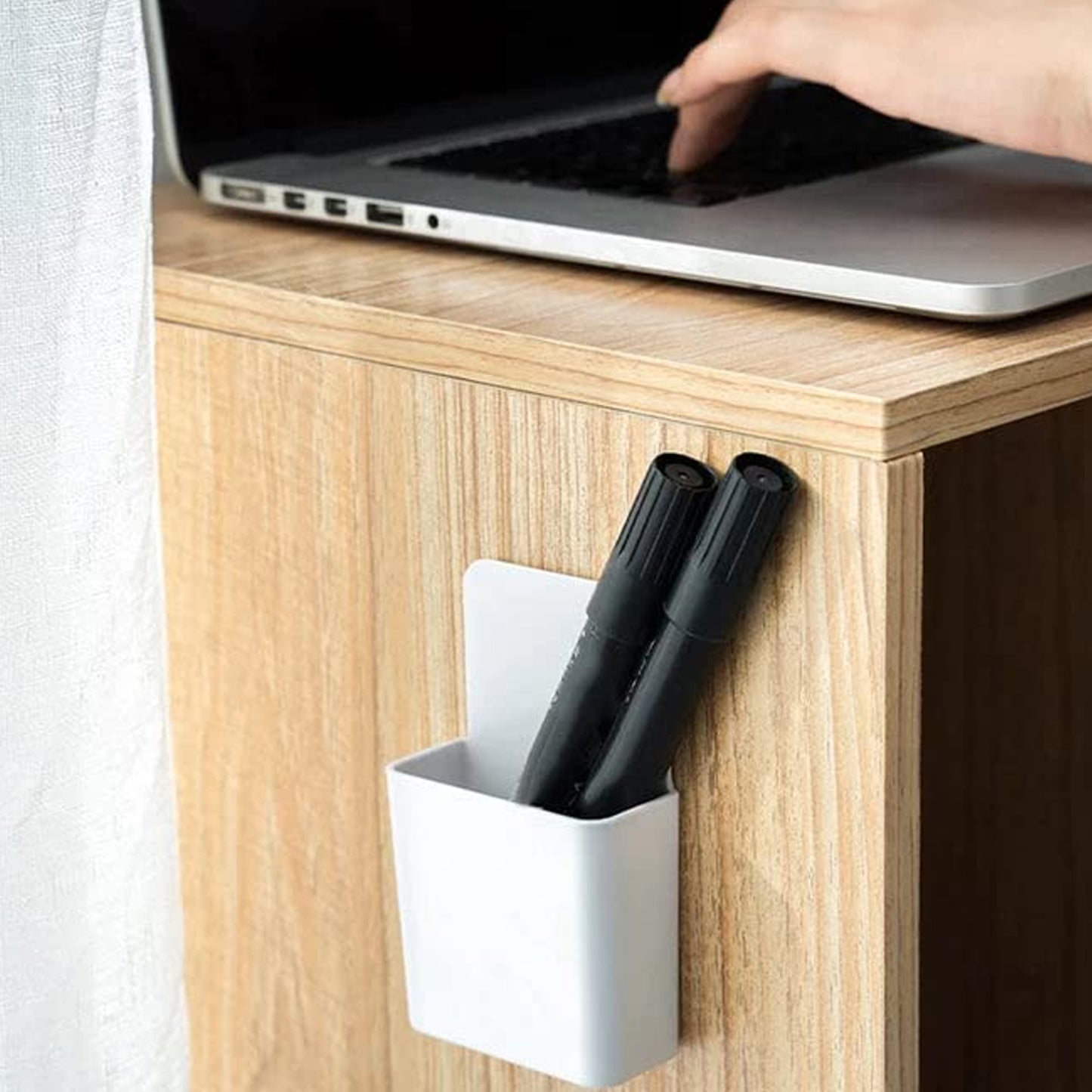 Multipurpose Plastic Wall Mounted Remote Mobile Holder Stand (Pack Of 4)