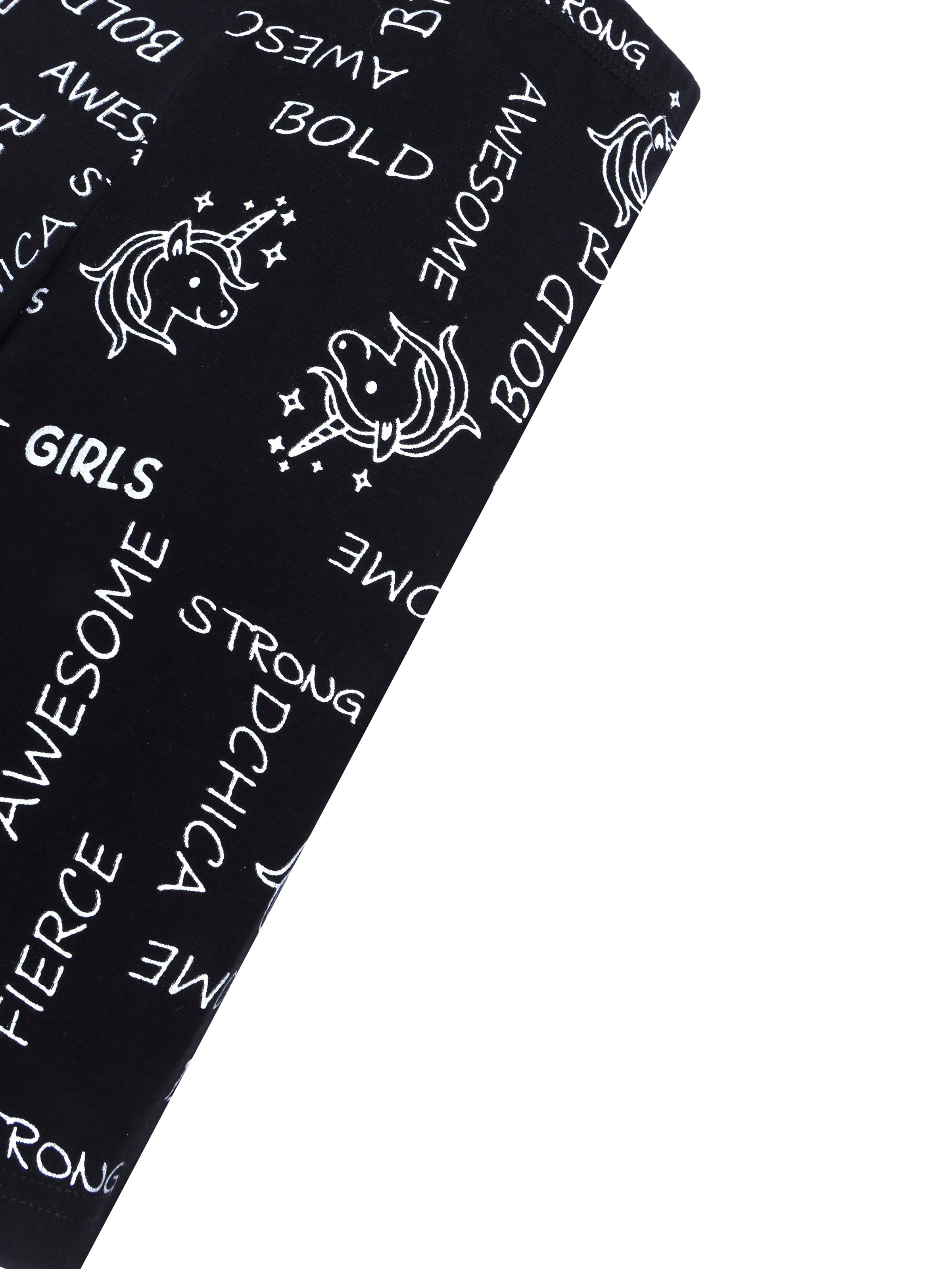 D'chica Essentials Assorted Metallic Print Black & Silver Cycling Shorts – Stylish, Bold, and Comfortable! | Color (Black) Dchica Fashion Lifestyle