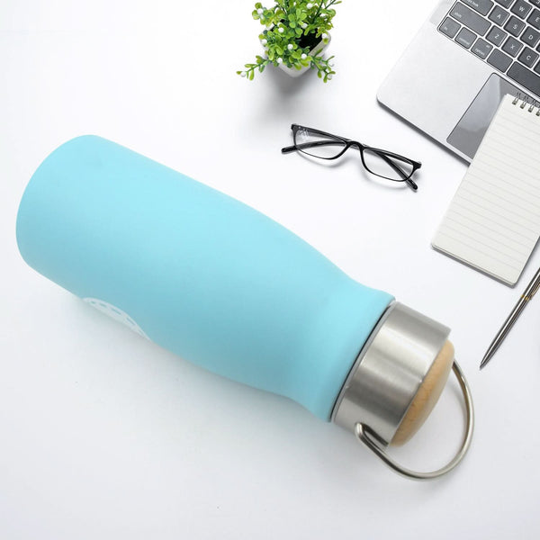 Stainless Steel Water Bottle With Handle & Leak Proof & Rust Proof (360 Ml)
