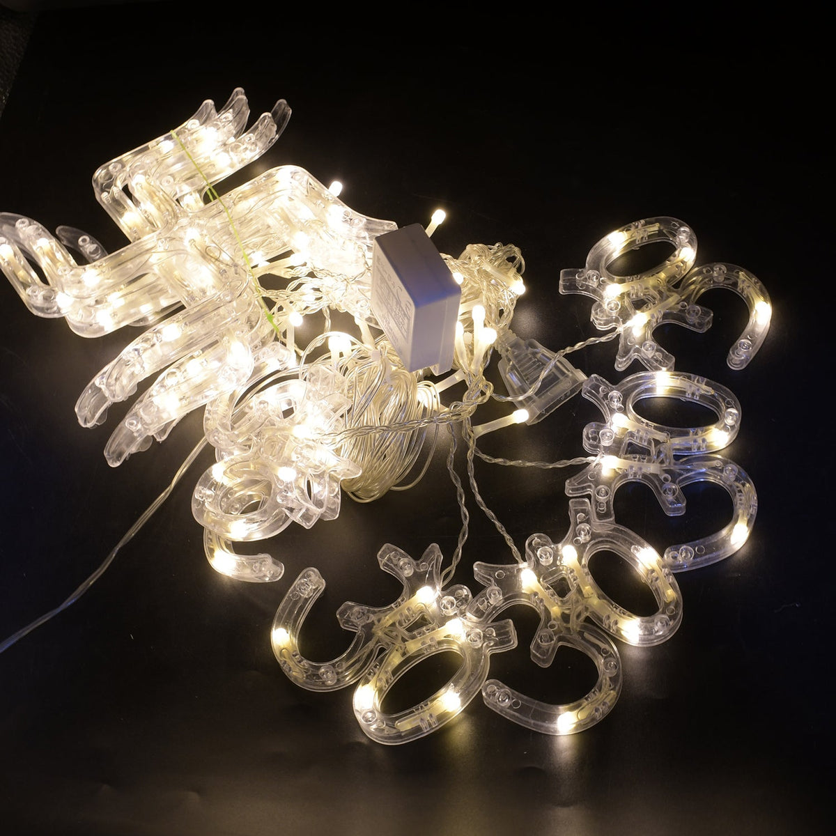 Swastik Om Curtain Decorative Lights String Lights With 12 Hanging Props138 Led Diwali Decoration Items For Home Decor Night Light Room Lights For Bedroom Balcony Decor. HP DD