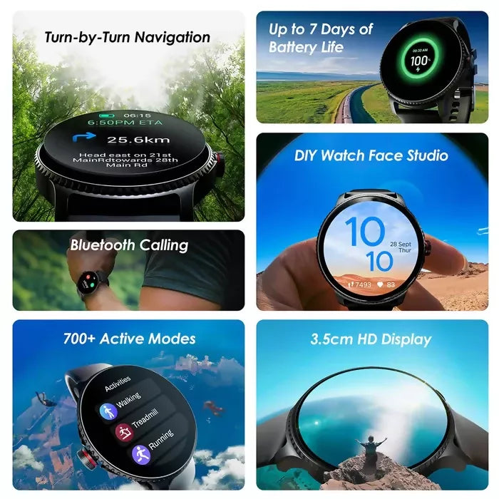 boAt Lunar Orbit Smartwatch with 1.39-inch HD Display, Bluetooth Calling, Turn-by-Turn Navigation, and Customizable Watch Faces Dreams Gadgets 2